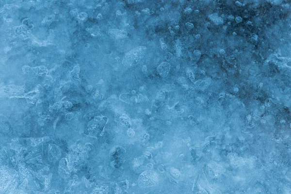 Jégfelület Szerkezete Téli Háttér — Stock Fotó