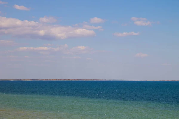 Uitzicht Zee Van Azov Zomer — Stockfoto