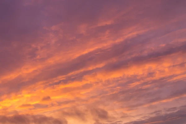 美しいカラフルな夕日の空 自然背景 — ストック写真