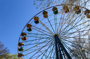 Şehir parkında dönme dolap