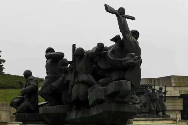 Monument Liberators Kiev Second World War — Stok fotoğraf