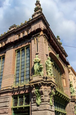 Eliseyev Emporium (Eliseevsky, Elisseeff Kardeşler Dükkanı) St. Petersburg, Rusya 'da Nevsky Prospekt' te