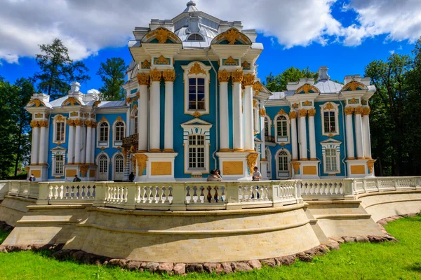 Paviljong Hermitage Katarina Park Vid Tsarskoe Selo Pushkin Ryssland — Stockfoto