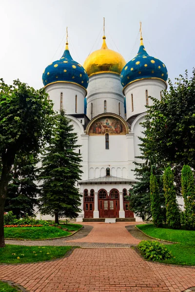 Sergiev Posad Rusya Daki Sergius Trinity Lavra Katedrali — Stok fotoğraf