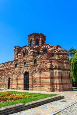 Bulgaristan 'ın Nessebar kentindeki İsa' nın Pantokratörü Kilisesi. UNESCO Dünya Mirası