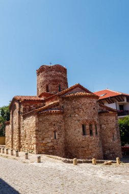 Bulgaristan 'ın Nessebar kentindeki Aziz Vaftizci Yahya Kilisesi. UNESCO Dünya Mirası Alanı