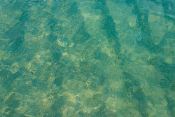 Blaues Wasser Textur Hintergrund Oberfläche Des Meeres Oder Ozeans — Stockfoto