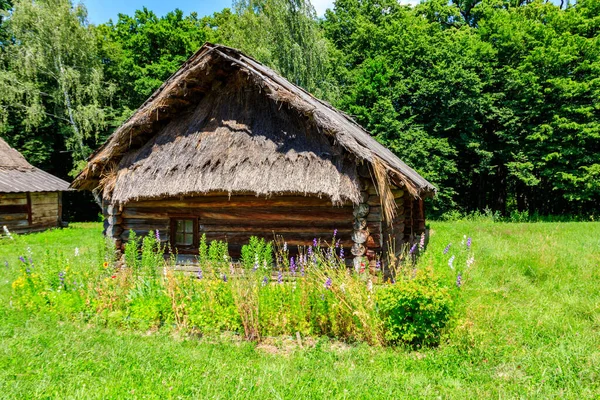 Oude Schuur Het Oekraïense Dorp — Stockfoto