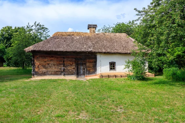 Altes Traditionelles Ukrainisches Bauernhaus Pyrohiv Pirogovo Dorf Der Nähe Von — Stockfoto