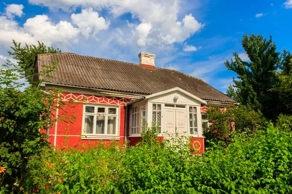 Kleines Haus Ukrainischen Dorf — Stockfoto