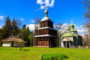 Ukrayna 'nın Pereyaslav kentindeki Açık Hava Halk Mimarisi ve Ortanca Naddnipryanschina Halk Yolları Müzesi