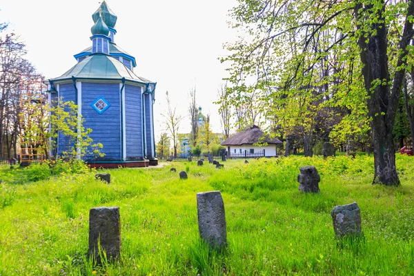 Old Wooden Church Open Air Museum Folk Architecture Folkways Middle — Stock Photo, Image
