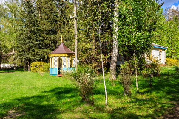 Small Wooden Gazebo Pereyaslav Ukraine — Stock Photo, Image