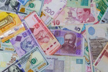 Farklı ülkelerden para birimlerinin iş geçmişi