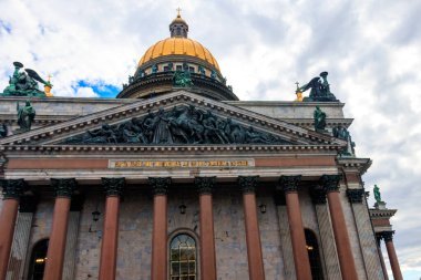 St. Petersburg, Rusya 'daki Saint Isaac Katedrali veya Isaakievskiy Sobor