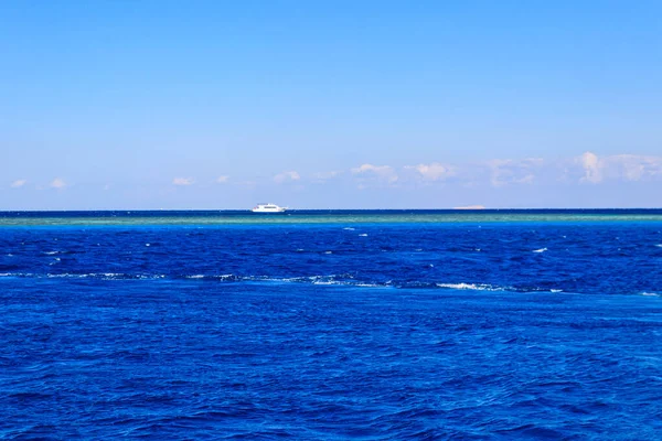 Widok Morze Czerwone Hurghadzie Egipt — Zdjęcie stockowe