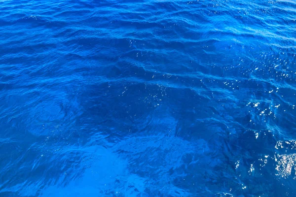 Fundo Textura Água Azul Superfície Mar — Fotografia de Stock