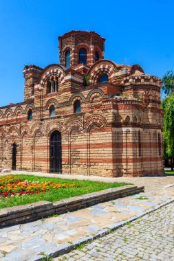 Bulgaristan 'ın Nessebar kentindeki İsa' nın Pantokratörü Kilisesi. UNESCO Dünya Mirası