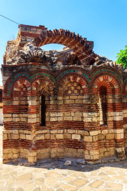 Bulgaristan 'ın Nessebar kentindeki Kutsal Başmelekler Kilisesi Michael ve Gabriel