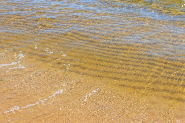 Ola Suave Mar Playa Arena — Foto de Stock