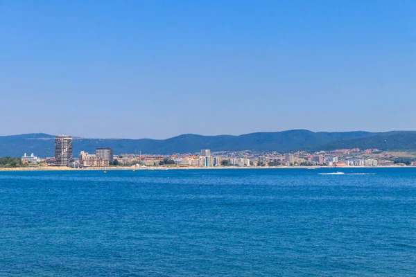 Vista Para Mar Negro Sunny Beach Resort Bulgária — Fotografia de Stock