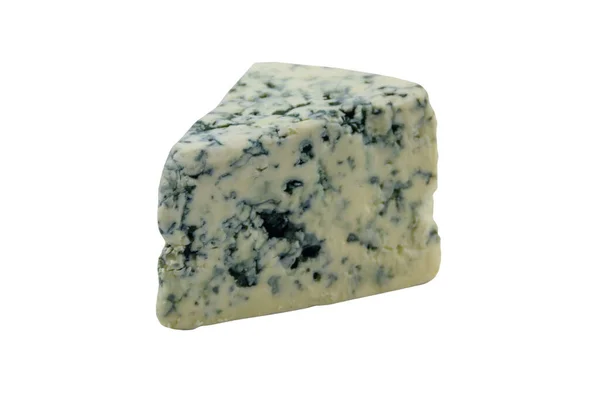 蓝奶酪 模子在白色背景上隔离 — 图库照片
