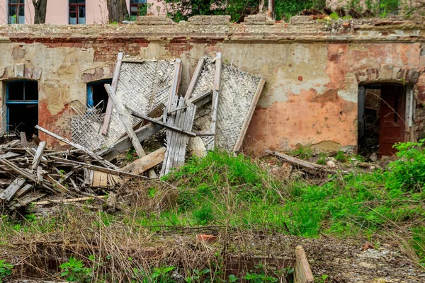 Ruínas Edifício Destruído — Fotografia de Stock