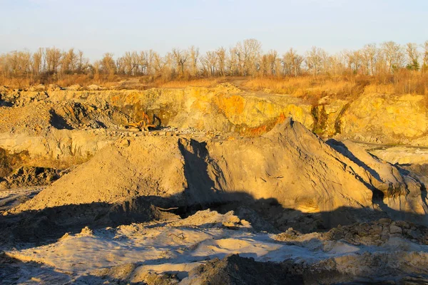 Extracción Recursos Minerales Cantera Granito — Foto de Stock