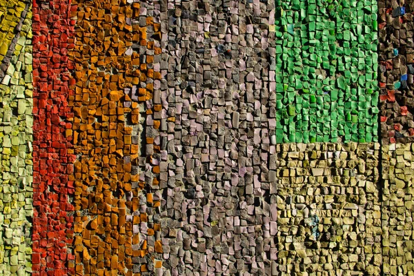 Fondo Mosaico Patrón Azulejos Cerámica Colorido —  Fotos de Stock