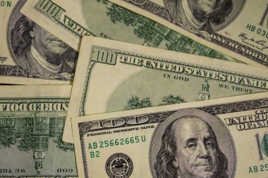 Yüz dolarlık banknotların arkaplanı