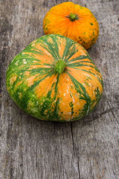 Calabaza Mesa Rústica Madera —  Fotos de Stock