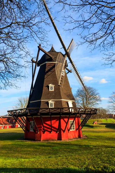 Windmolen Van Kastellet Citadel Kopenhagen Denemarken — Stockfoto
