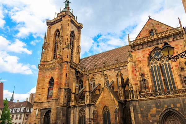 Colmar Alsace Fransa Daki Martin Kolej Kilisesi — Stok fotoğraf