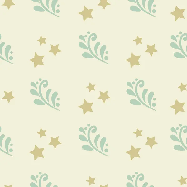 vektör kış harikalar diyarı sihirli desensiz krem arka plan