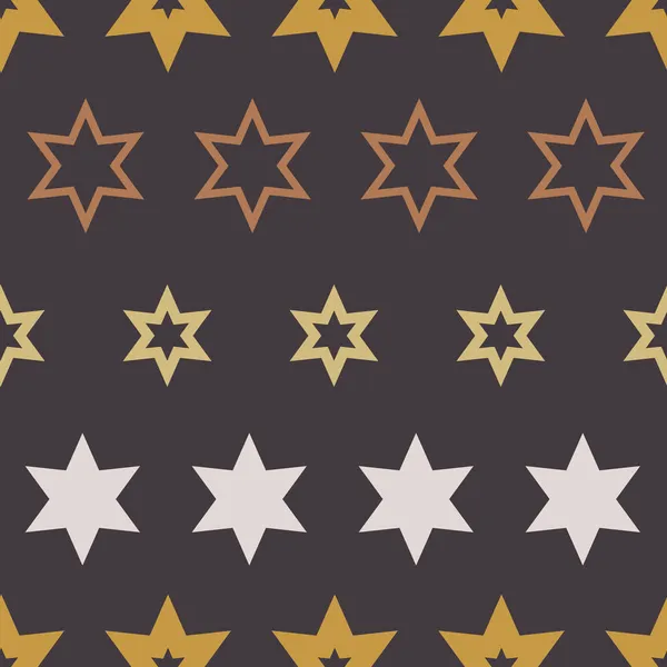 vektör temel yıldızlar metalik dikişsiz desen arkaplanı sağlar