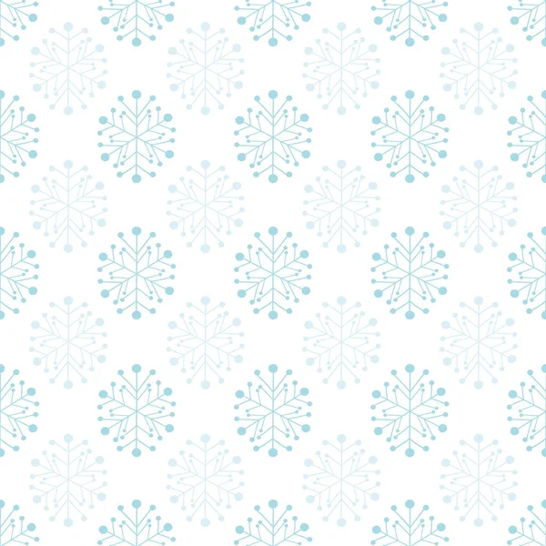 vektör açık mavi kar taneleri pürüzsüz desen arkaplanı