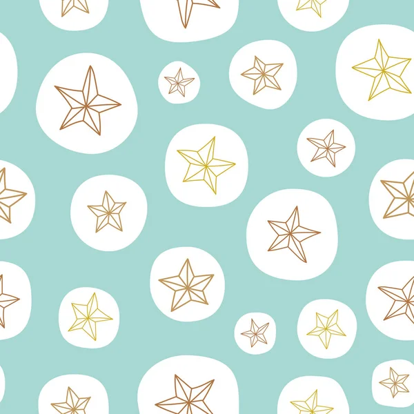 vektör yıldızlar turkuazsız desen arkaplanına izin verir