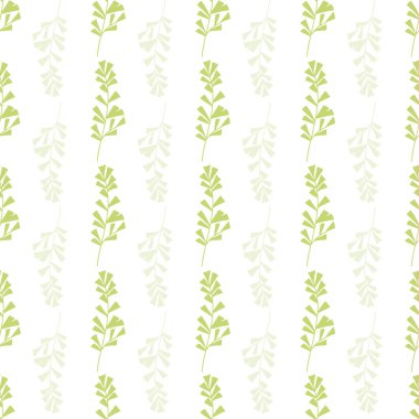 vektör yeşil yaz günü yaprağı pürüzsüz desen arkaplanı