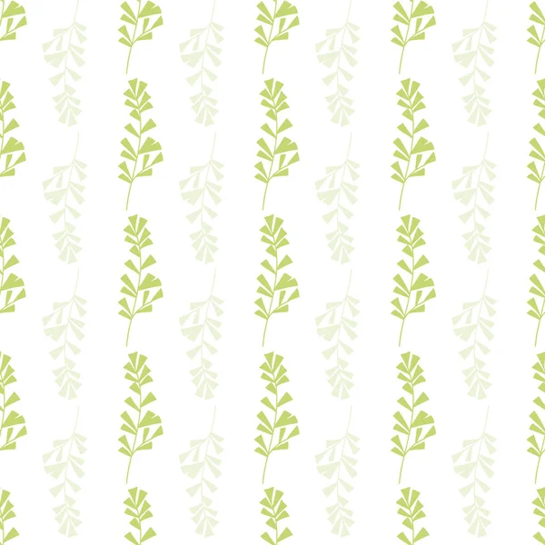 vektör yeşil yaz günü yaprağı pürüzsüz desen arkaplanı