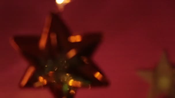クリスマスと新年のための輝きの気分 — ストック動画