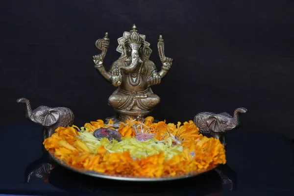 Estátua Lorde Ganesha Deus Hindu — Fotografia de Stock