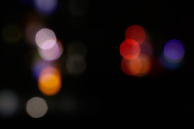 Bokeh 'in güzel görüntüsü. Arkaplanı Kutla