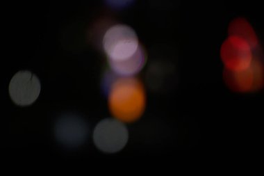 Bokeh 'in Muhteşem Renkleri. Arkaplanı Kutla.