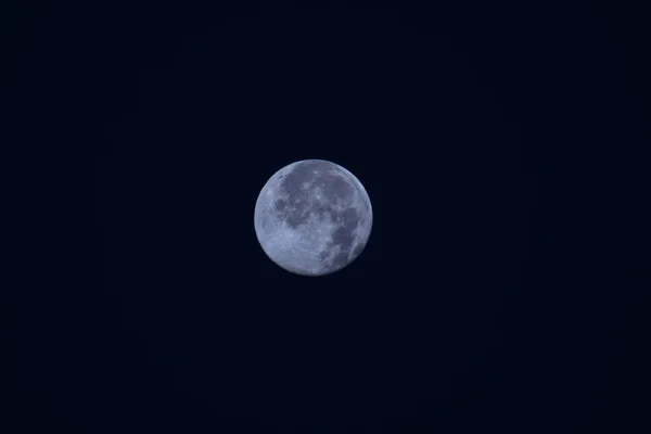Luna Llena Cielo Oscuro —  Fotos de Stock
