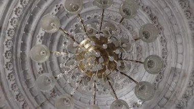 Decoration In Hall of Tample. Wedding. Temple