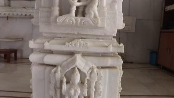 Sstone Sculpture Mahavir Temple Jainism — Wideo stockowe