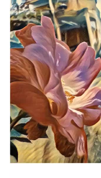 Квітка Бульбашками Шпалери — стокове відео