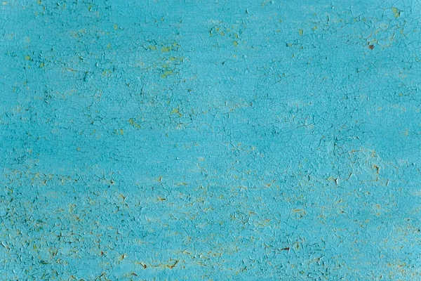 锈迹斑斑的蓝色金属墙 淡淡的油漆 金属锈蚀纹理 腐蚀金属 — 图库照片