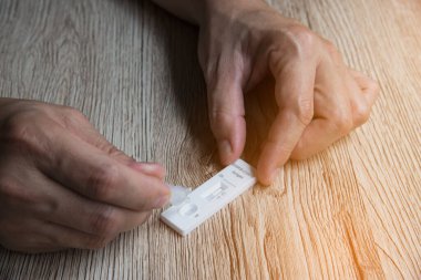 ATK Covid-19 kopyalama alanı arka planı ile test ediliyor