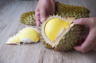 Olgun durian yemek için hazır, Tayland